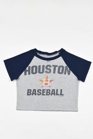 Upcycled Astros Baby Tee