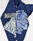 Upcycled Cowboys Patchwork Sweatshirt