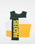 Upcycled Packers Scrappy Tank Top