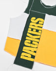 Upcycled Packers Scrappy Tank Top