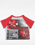 Upcycled 49ers Baby Tee