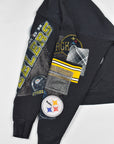 Upcycled Steelers Patchwork Sweatshirt