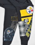 Upcycled Steelers Patchwork Sweatshirt