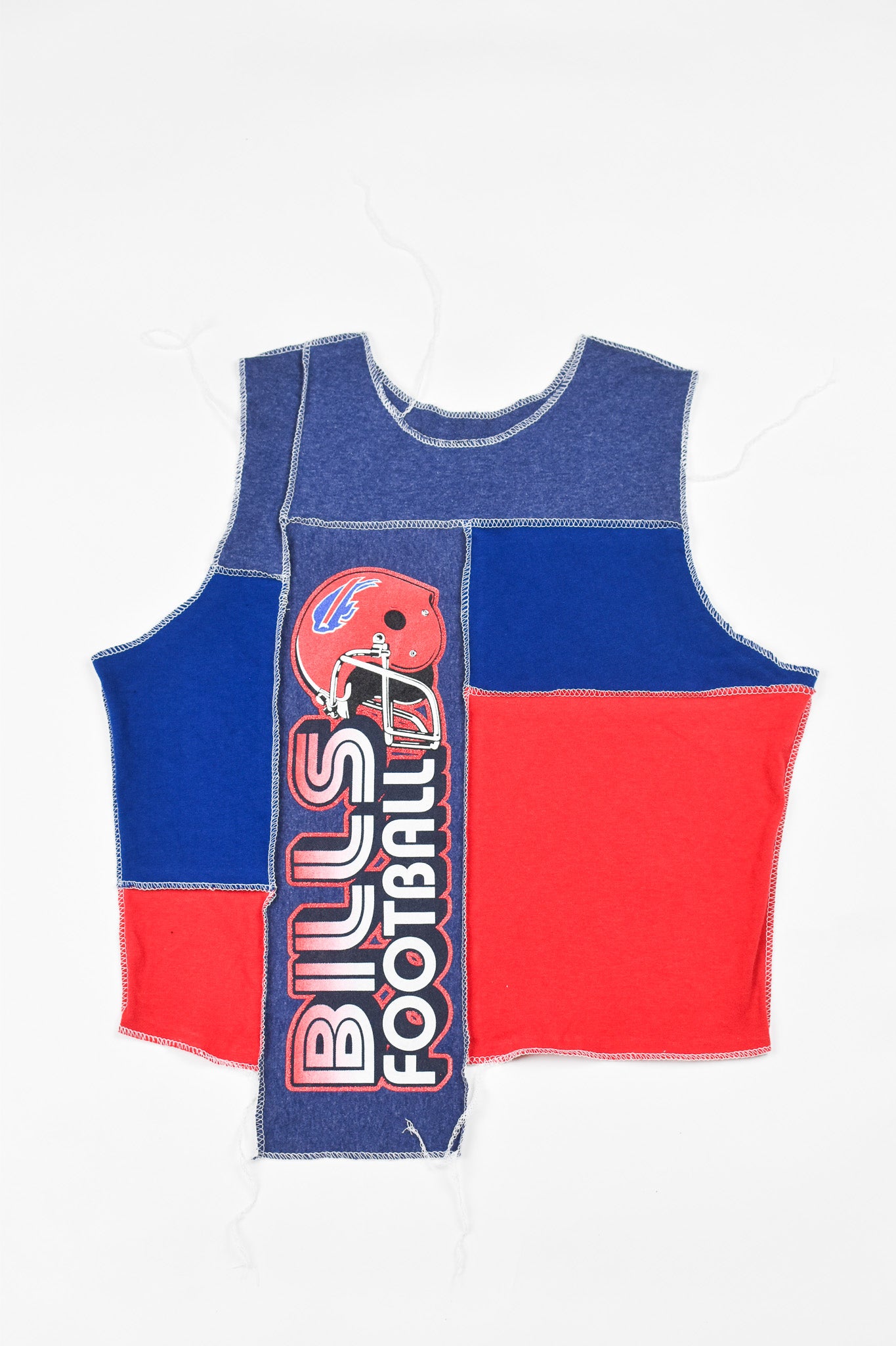 Upcycled Bills Scrappy Tank Top - Tonguetied Apparel