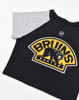 Upcycled Bruins Baby Tee