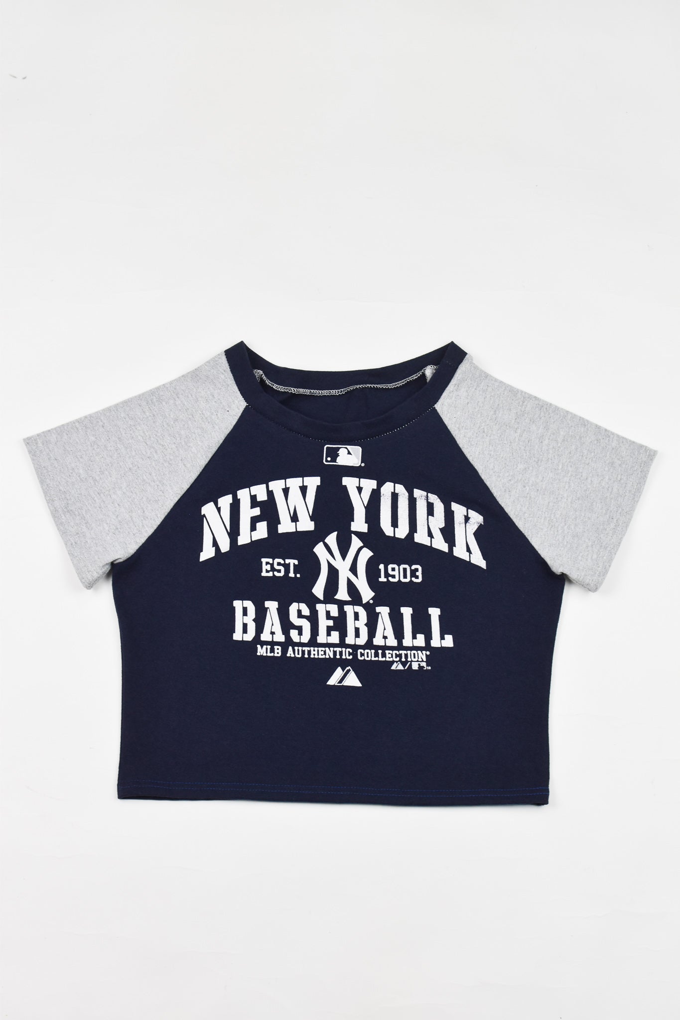 Upcycled Yankees Baby Tee