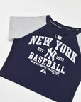 Upcycled Yankees Baby Tee