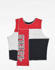 Upcycled 49ers Scrappy Tank Top