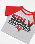 Upcycled Buccaneers Baby Tee