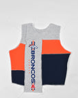 Upcycled Broncos Scrappy Tank Top