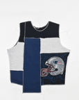 Upcycled Patriots Scrappy Tank Top