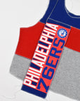 Upcycled 76ers Scrappy Tank Top