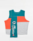 Upcycled Dolphins Scrappy Tank Top