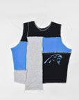 Upcycled Panthers Scrappy Tank Top