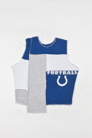 Upcycled Colts Scrappy Tank Top