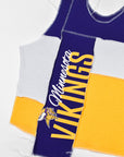 Upcycled Vikings Scrappy Tank Top