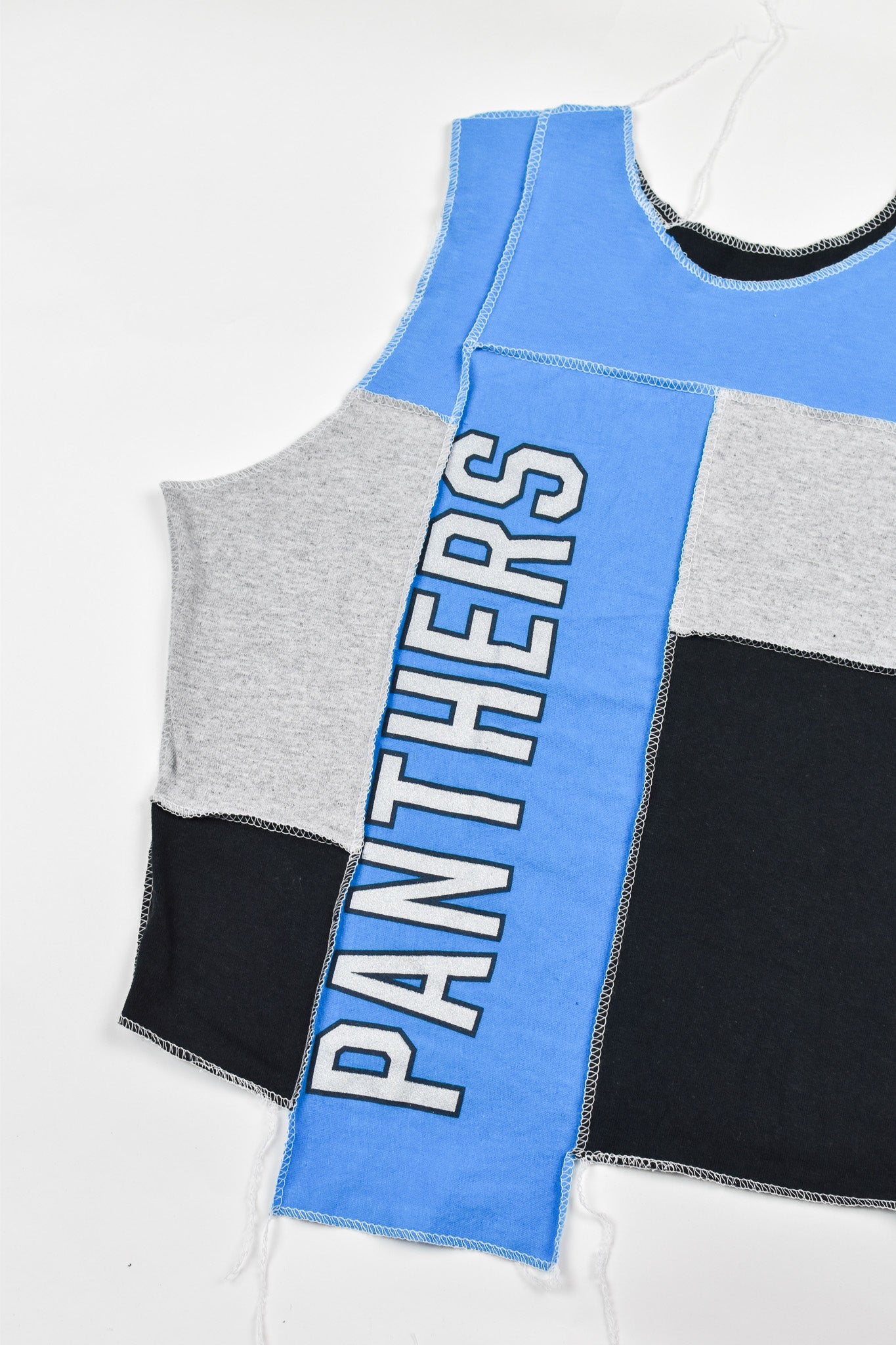 Upcycled Panthers Scrappy Tank Top