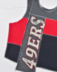 Upcycled 49ers Scrappy Tank Top