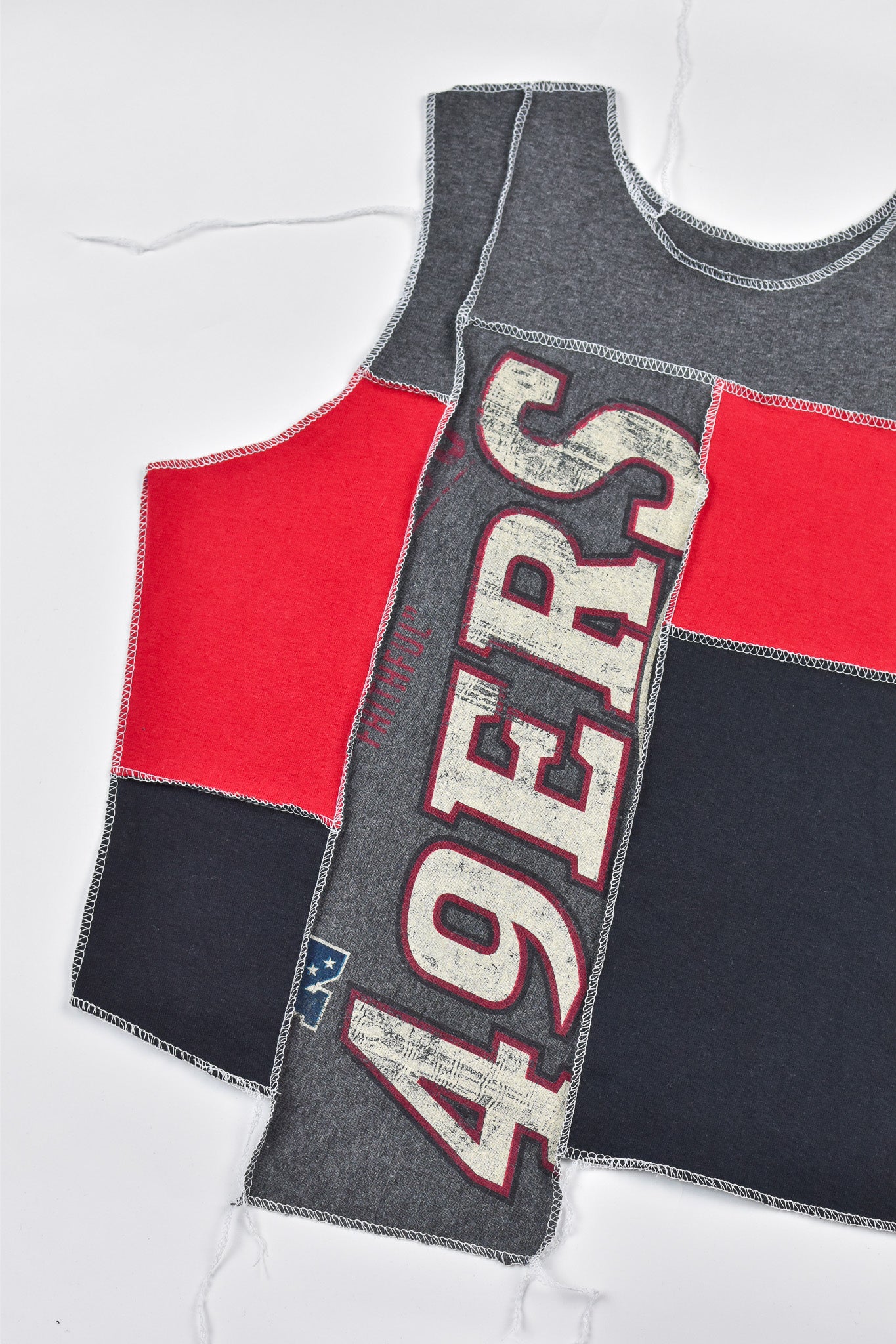 Upcycled 49ers Scrappy Tank Top