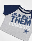 Upcycled Cowboys Baby Tee