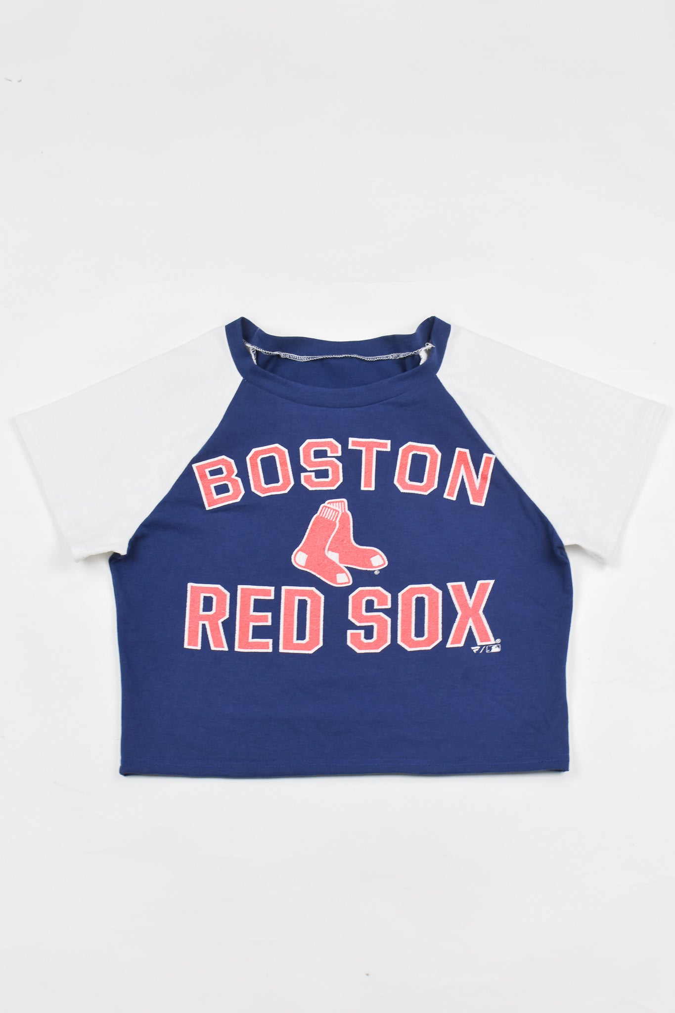 Upcycled Red Sox Baby Tee