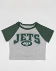 Upcycled Jets Baby Tee