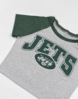 Upcycled Jets Baby Tee