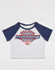 Upcycled Red Sox Baby Tee