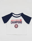 Upcycled Nationals Baby Tee