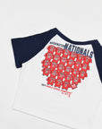 Upcycled Nationals Baby Tee