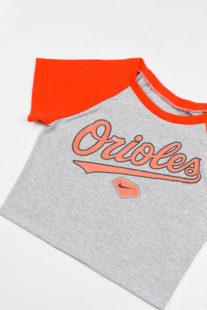 Upcycled Orioles Baby Tee