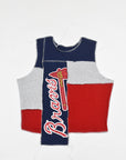 Upcycled Braves Scrappy Tank Top