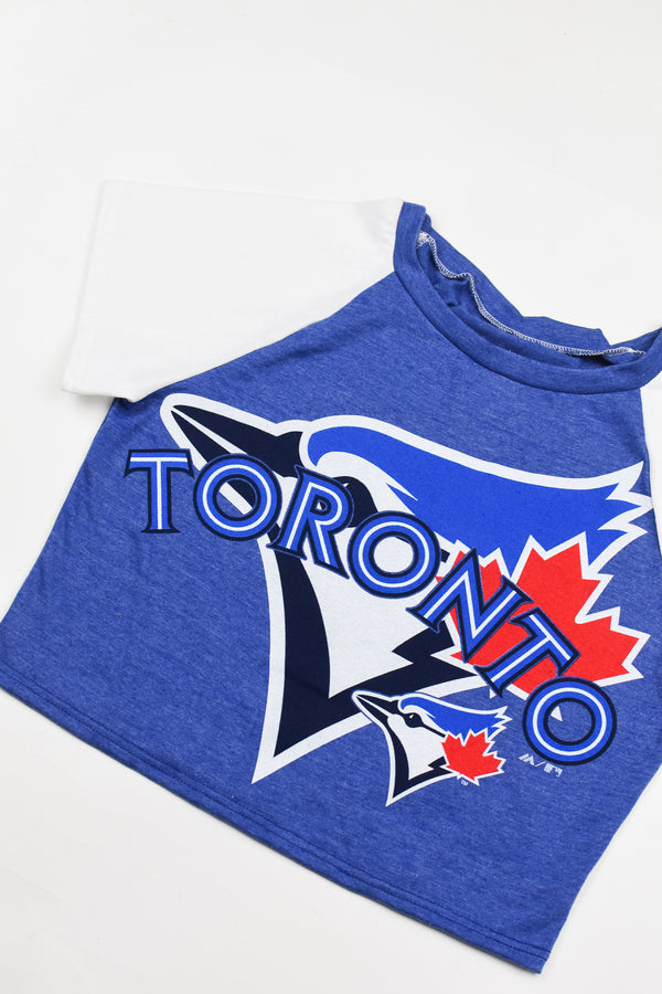 Upcycled Blue Jays Scrappy Tank Top - Tonguetied Apparel