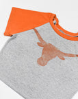 Upcycled Longhorns Baby Tee