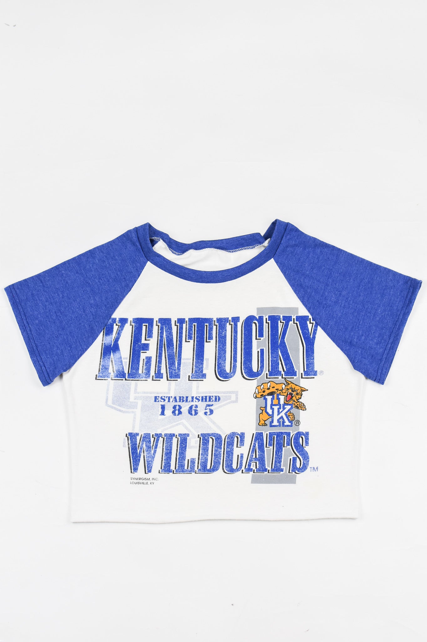 Upcycled Cubs Baby Tee - Tonguetied Apparel