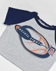 Upcycled Tigers Baby Tee