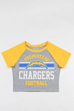 Upcycled Chargers Baby Tee