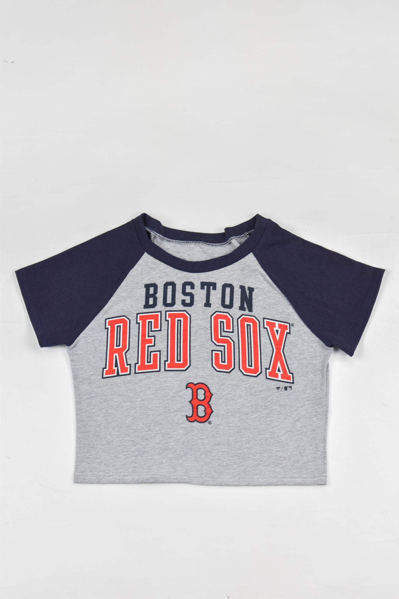 Upcycled Red Sox Baby Te - Tonguetied Apparel