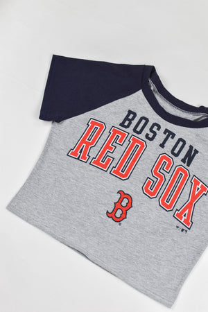 Upcycled Red Sox Baby Tee