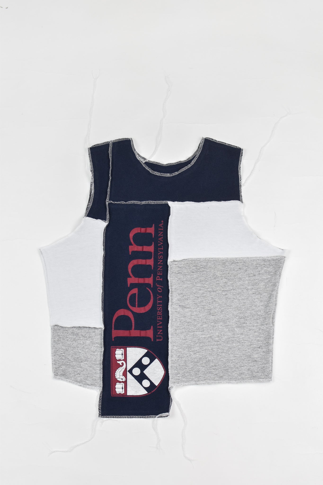 Upcycled Upenn Scrappy Tank Top