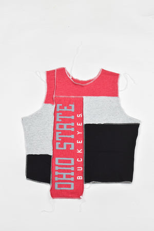 Upcycled Ohio State Scrappy Tank Top