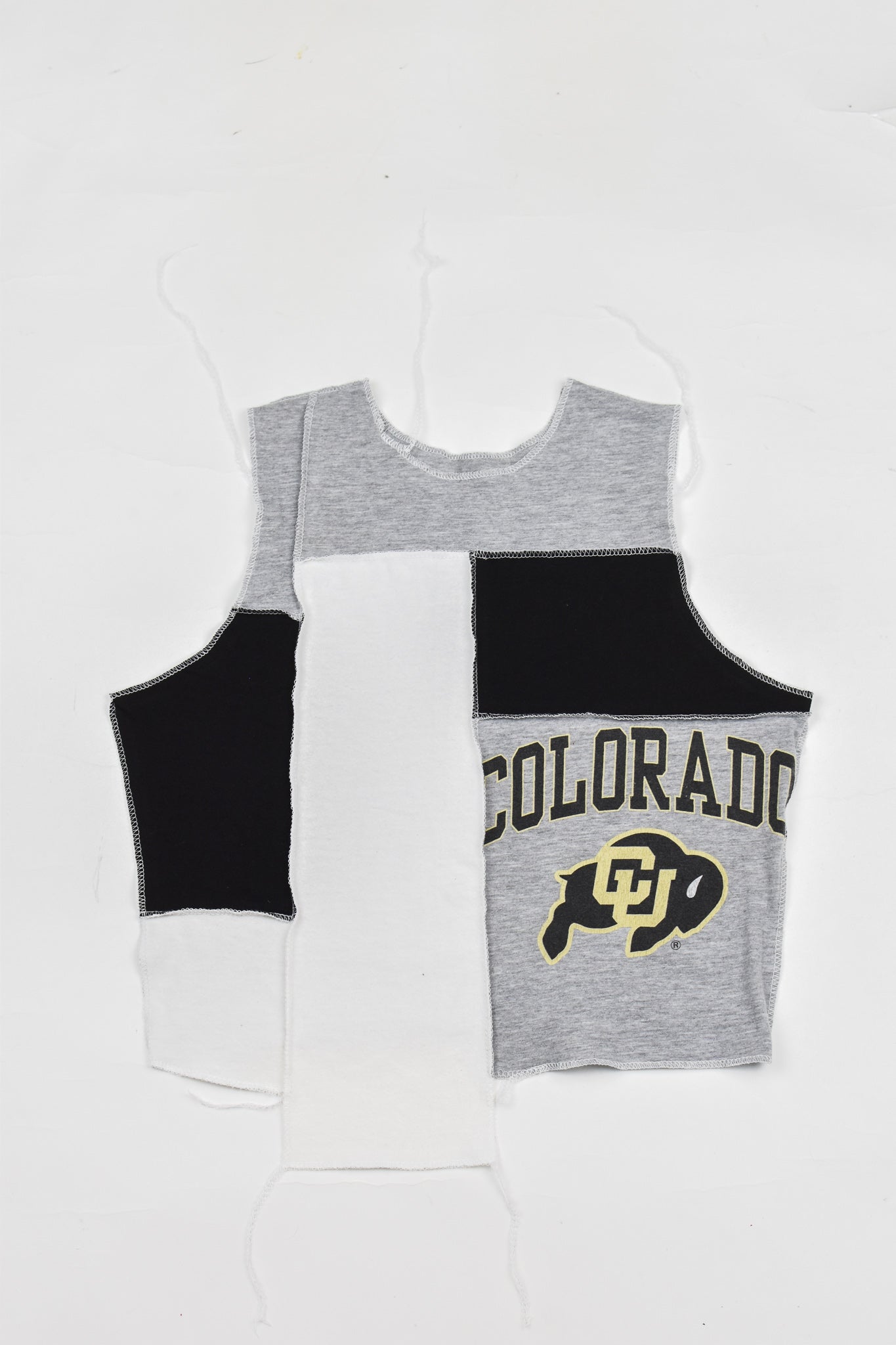 Upcycled Bills Scrappy Tank Top - Tonguetied Apparel