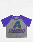 Upcycled Diamondbacks Baby Tee