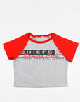 Upcycled Chiefs Baby Tee