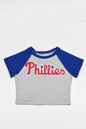 Upcycled Phillies Baby Tee