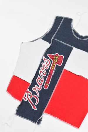 Upcycled Braves Scrappy Tank Top