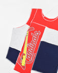 Upcycled Cardinals Scrappy Tank Top