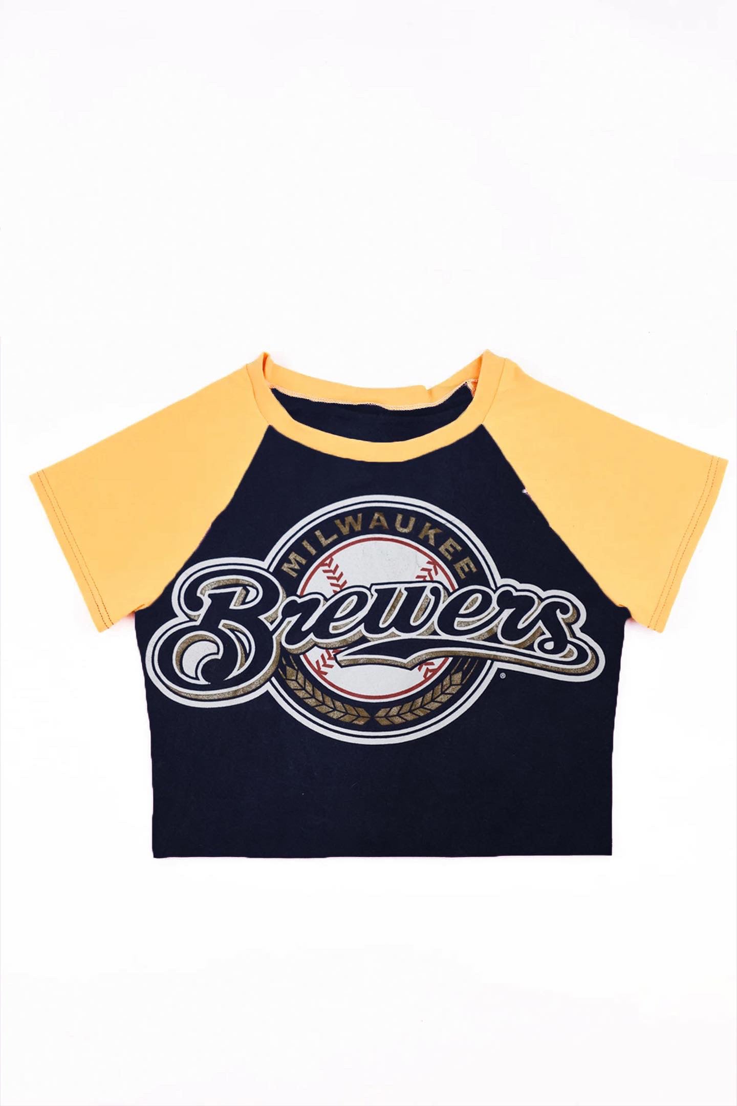 Upcycled Brewers Baby Tee For Rayna