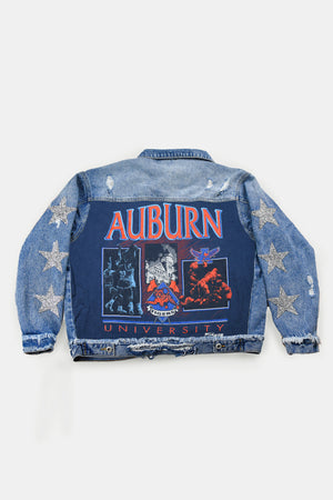 Upcycled Auburn Star Patchwork Jacket