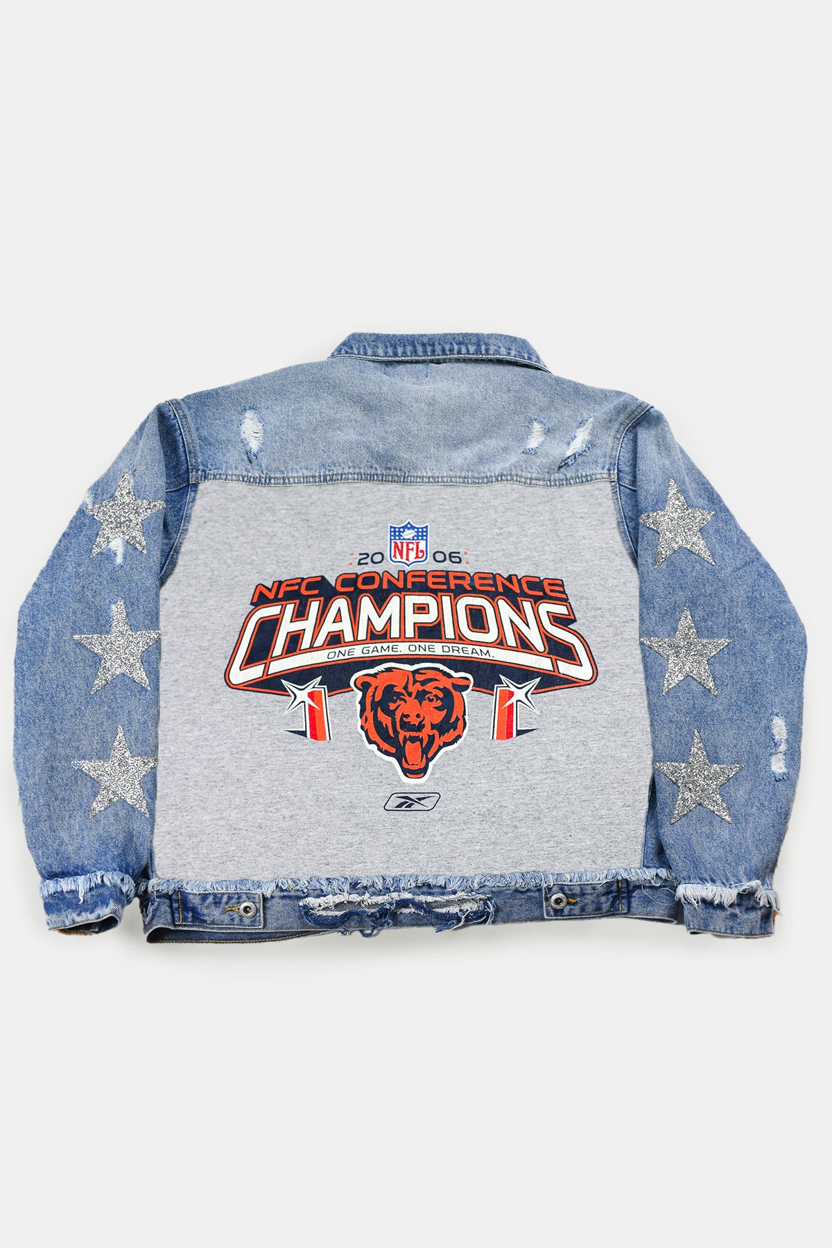 Upcycled Bears Star Patchwork Jacket